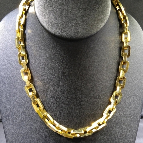 Eddie Borgo Supra Link Necklace -17 Inch Length. - Picture 10 of 11